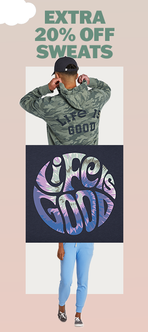 Extra 20% off sweats.