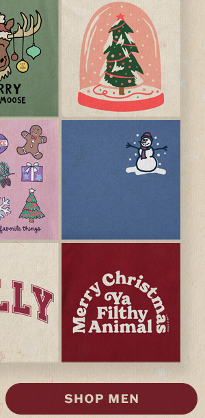 First dibs on men's fresh holiday styles worth unwrapping.