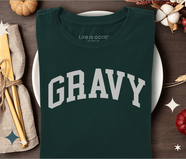 This time of year, we're positively stuffed with gratitude - and these new tees are all lthe dressing you'll need.