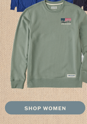 Cozy sweats printed and shipped form our New Hampshire factory. Shop women.