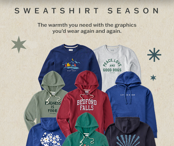Sweatshirt season.