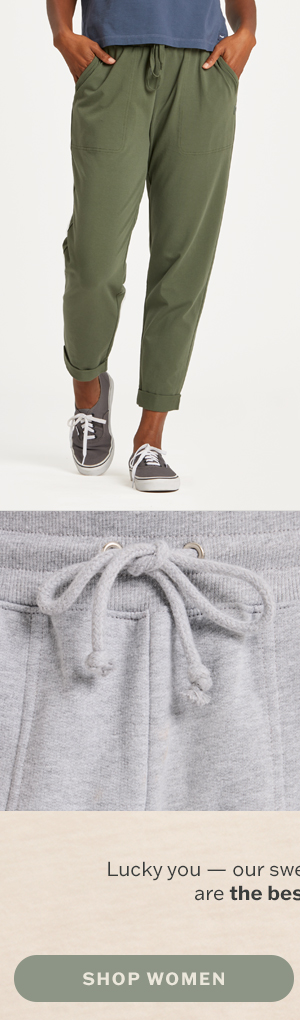 Complete your cozy with the best sweatpants and joggers in the biz. Shop women.