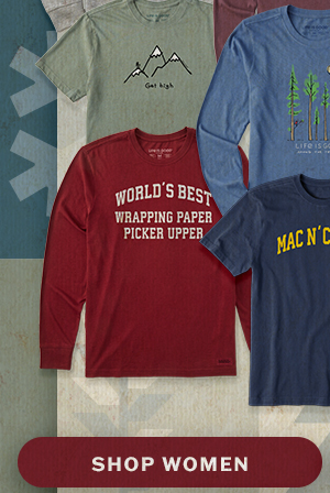 30% off women's tees.