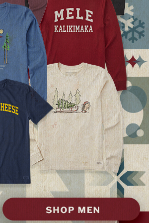 30% off men's tees.