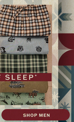 30% off men's sleepwear.