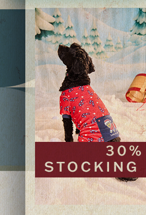 30% off pet gear.