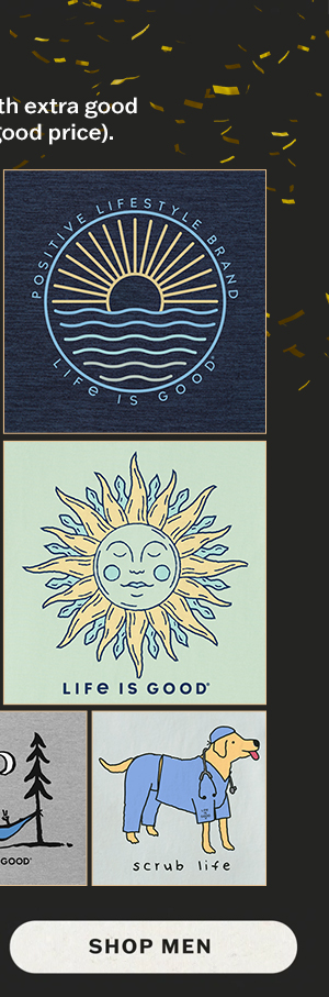 Up to 50% off plus an extra 20% off men's sale tees.