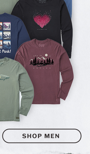 Men's long sleeve tees.