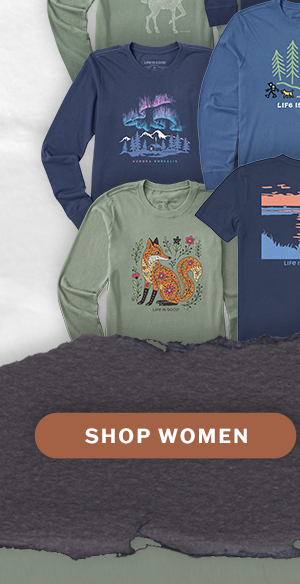 Serene scense and natural wonders. Women's nature and outdoors tees.