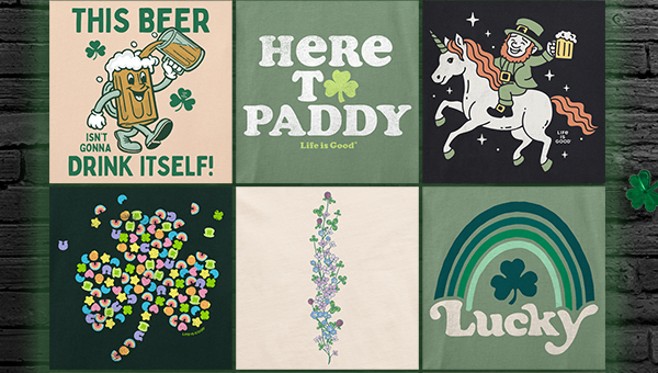 Shop St Patrick's Day tees.