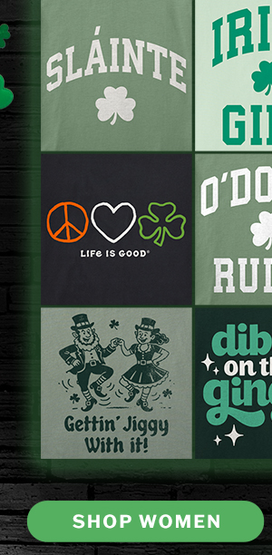 Let's get green. Shop St Patrick's Day tees for women.