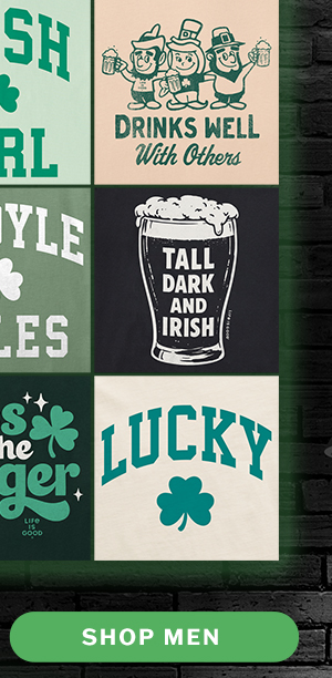 Let's get green. Shop St Patrick's Day tees for men.