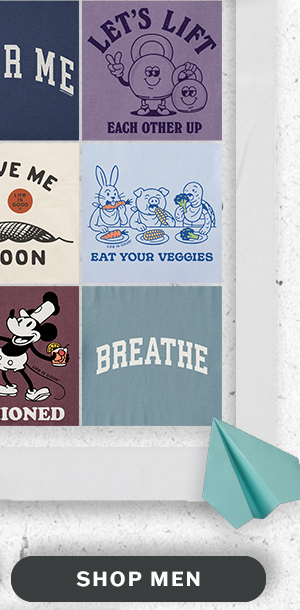 Some new, some old. Our favorite phrases and philosophies. Shop men.