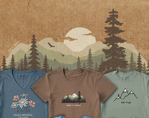 Fresh air tees for those eternally outside.