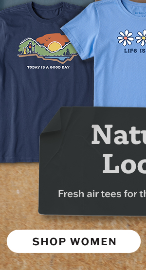 Women's fresh air tees for those eternally outside.