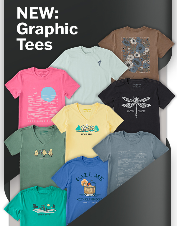 New: graphic tees.