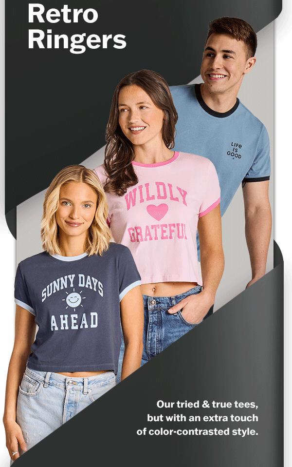 Retro ringer tees.
