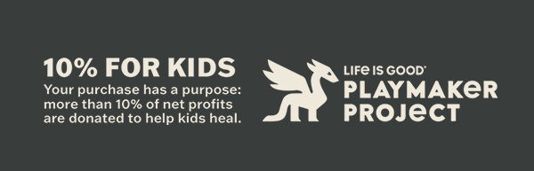 Your purchase helps kids in need. More than 10% of net profits are donated to help kids heal.