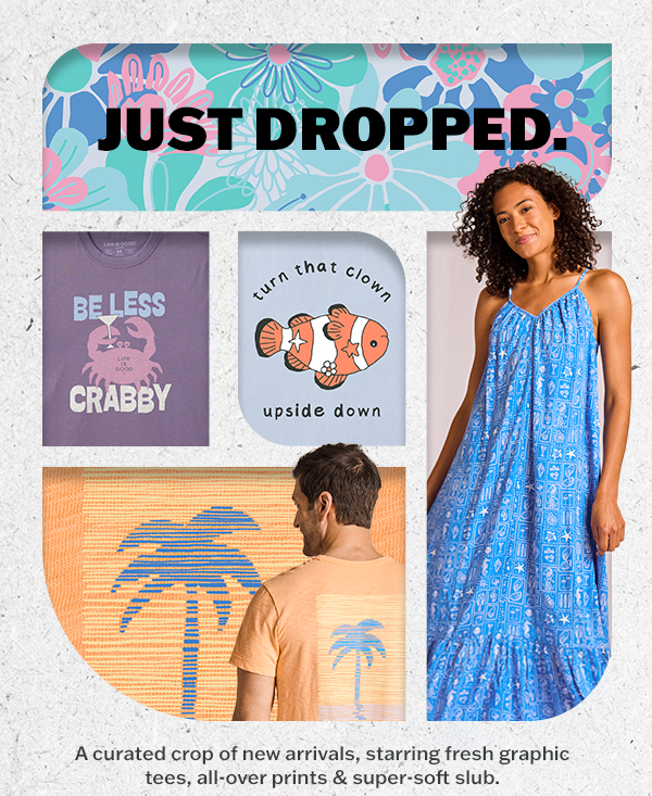 Just dropped. Shop new arrivals.
