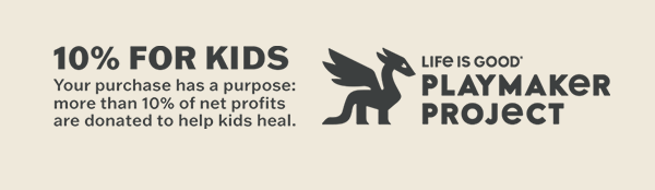 Your purchase helps kids in need. More than 10% of net profits are donated to help kids heal.