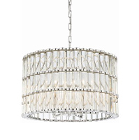 Elliot 6 Light 22.5 inch Polished Nickel Chandelier Ceiling Light