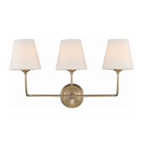 Sylvan Bath Vanity Light Wall Light in Vibrant Gold