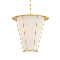 Ellsworth 1 Light 22 inch Aged Brass Lantern Ceiling Light