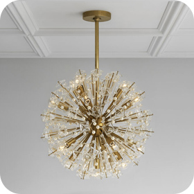 kate spade new york Dickinson 17 Light 22.25 inch Soft Brass Chandelier Ceiling Light, Medium