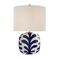 kate spade new york Parkwood 23.75 inch 60 watt New White and Cobalt Table Lamp Portable Light, Medium