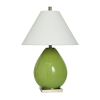 Alice 27 inch 100.00 watt Green Table Lamp Portable Light