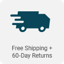 Free Shipping + 60-Day Returns