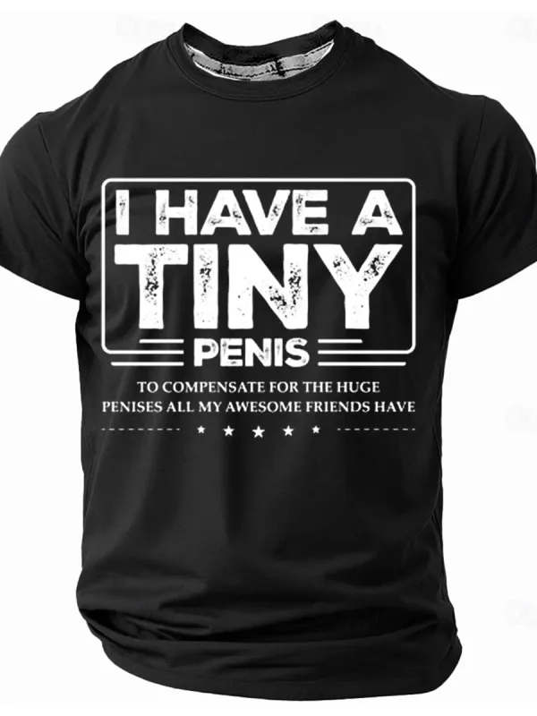 Image of Men's Funny Slang T Shirt Short Sleeve T shirt