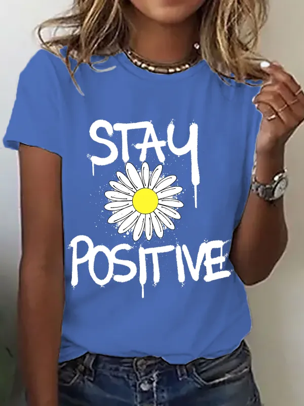 Image of Rstay Positive Cotton T-Shirt