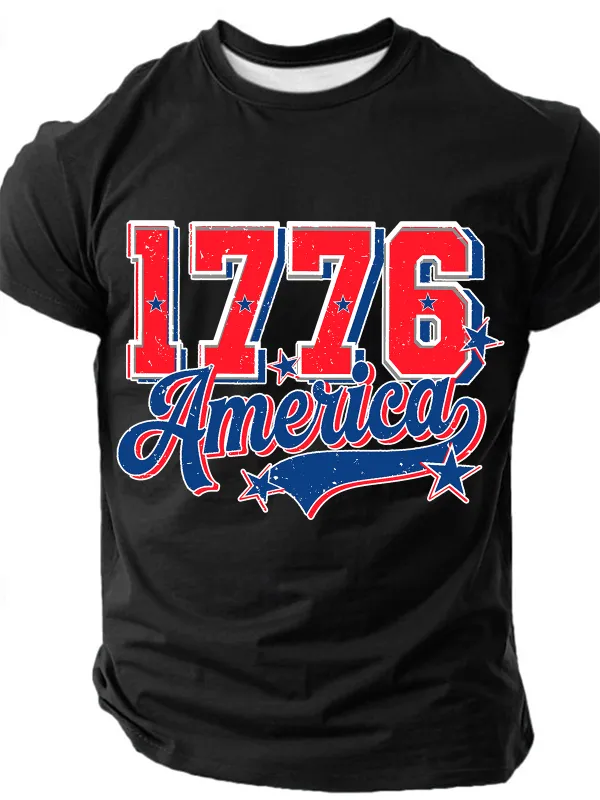 Image of 1776 America Cotton T-Shirt