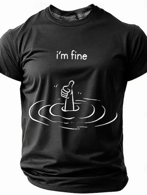 Image of Men's Sarcastic Funny Slang Short Sleeve T-shirt