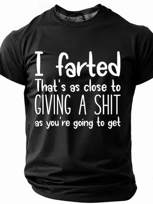 Image of Men's Funny Slang Short Sleeve T shirt