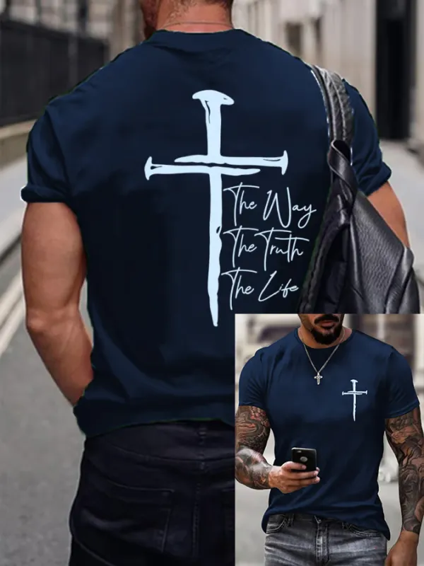 Image of Men's The Way The Truth The Life Print T-Shirt