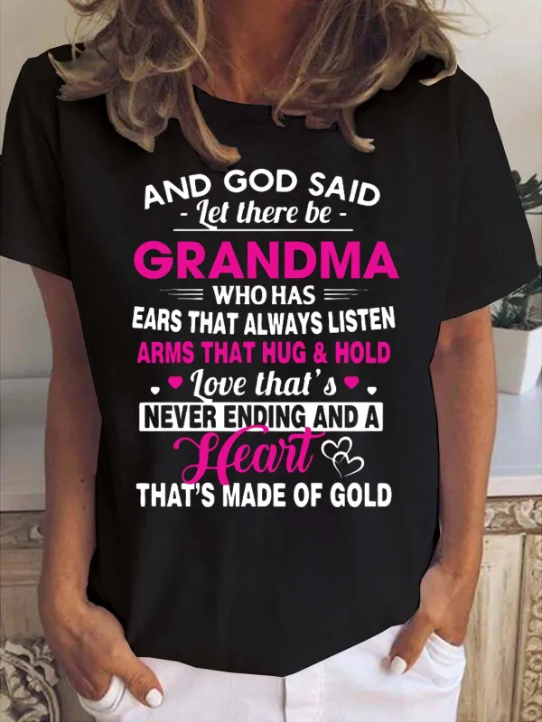 Image of There Be Grandma Women's Short Sleeve T-Shirt