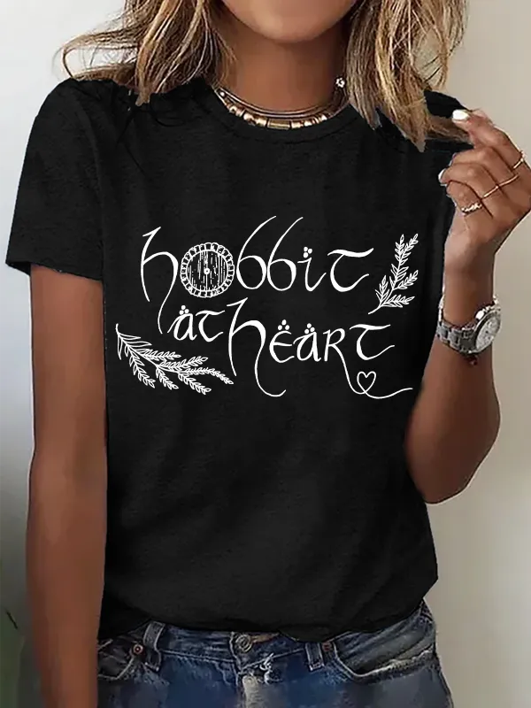 Image of Tolkien-Inspired Fantasy Tolkien Reading Day Cotton T-Shirt