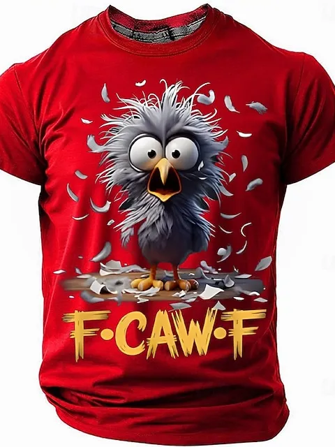 Image of Men's F-CAW-F Funny Slang Short Sleeve T-shirt