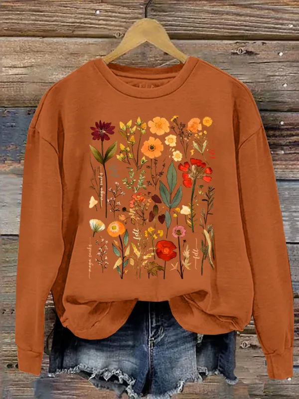 Image of Subtle Anti-Trump Flowers Sweatshirts , Anti-Maga Floral , Fdt Merch, Feminist Gift Casual Sweatshirts Casual Sweatshirt