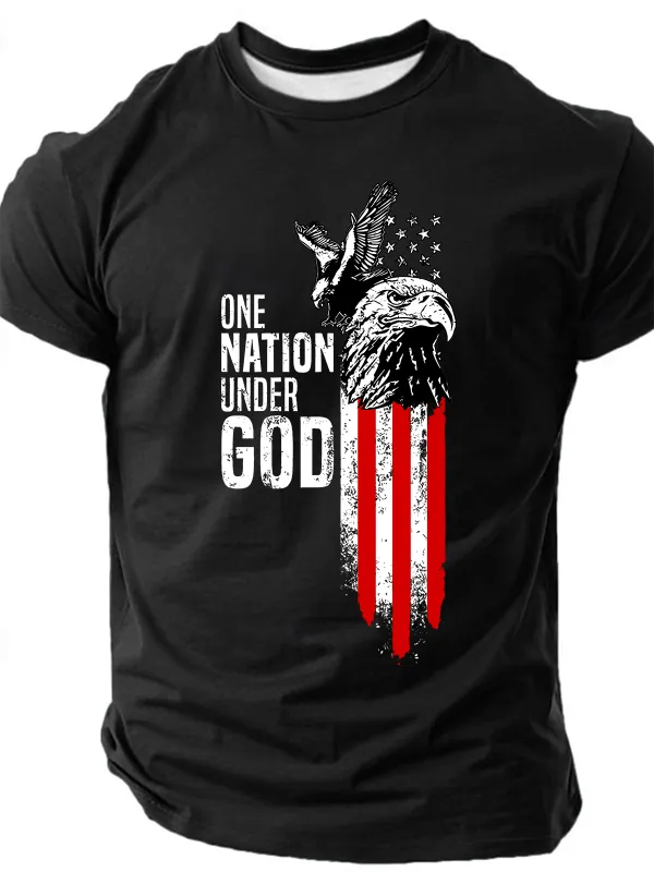 Image of Men's One Nation Under God Short Sleeve T-shirt