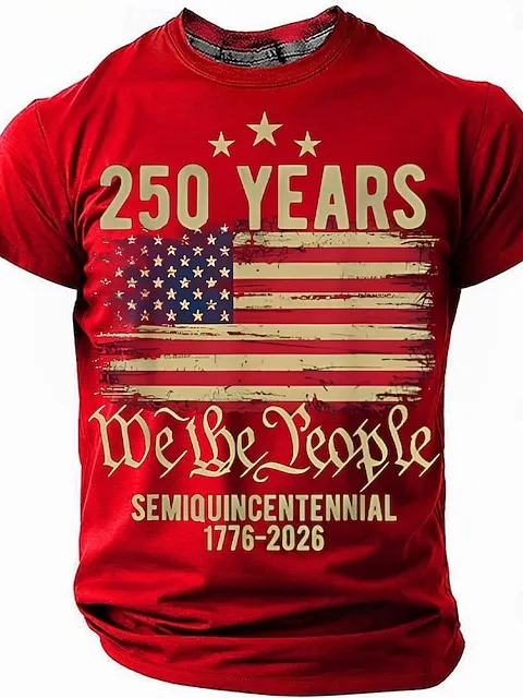 Image of Men's America's 250th Anniversary T-shirt