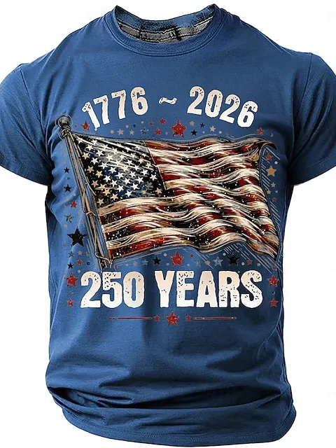 Image of Men's America's 250th Anniversary T-shirt