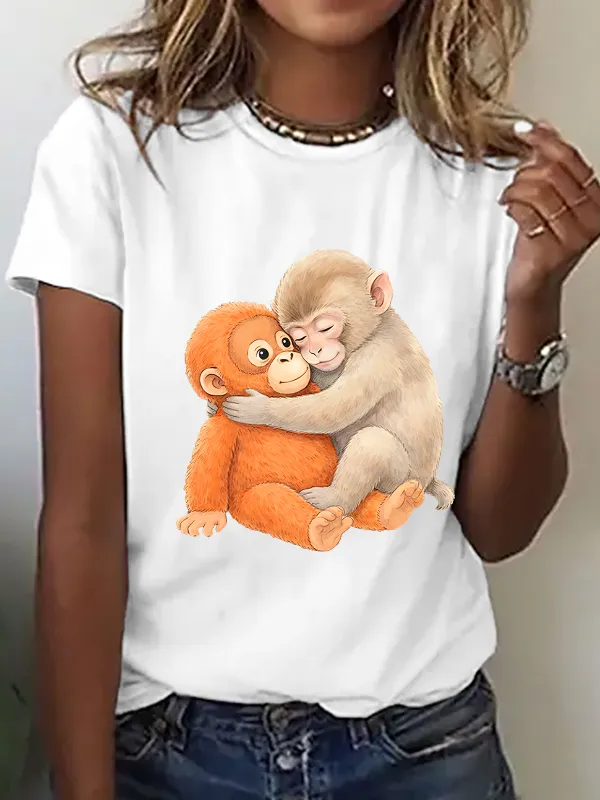 Image of Poor Punch Monkey Graphic t-shirt