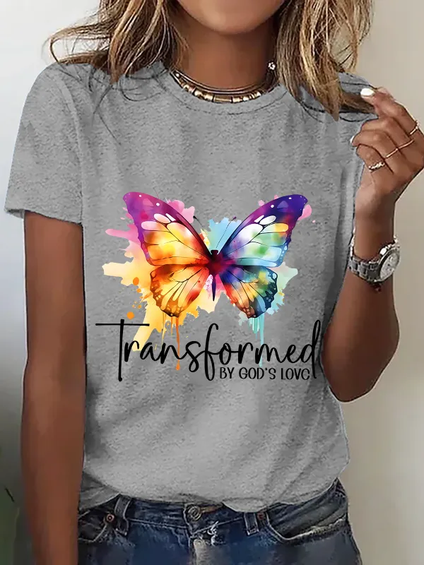 Image of Inspirational Christian Cotton T-Shirt