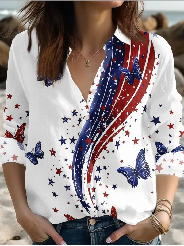 Image of Independence Day USA Semiquincentennial Since 1776 Women Blouse