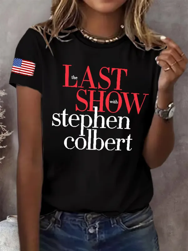 Image of Retro Last Show Print T-Shirt