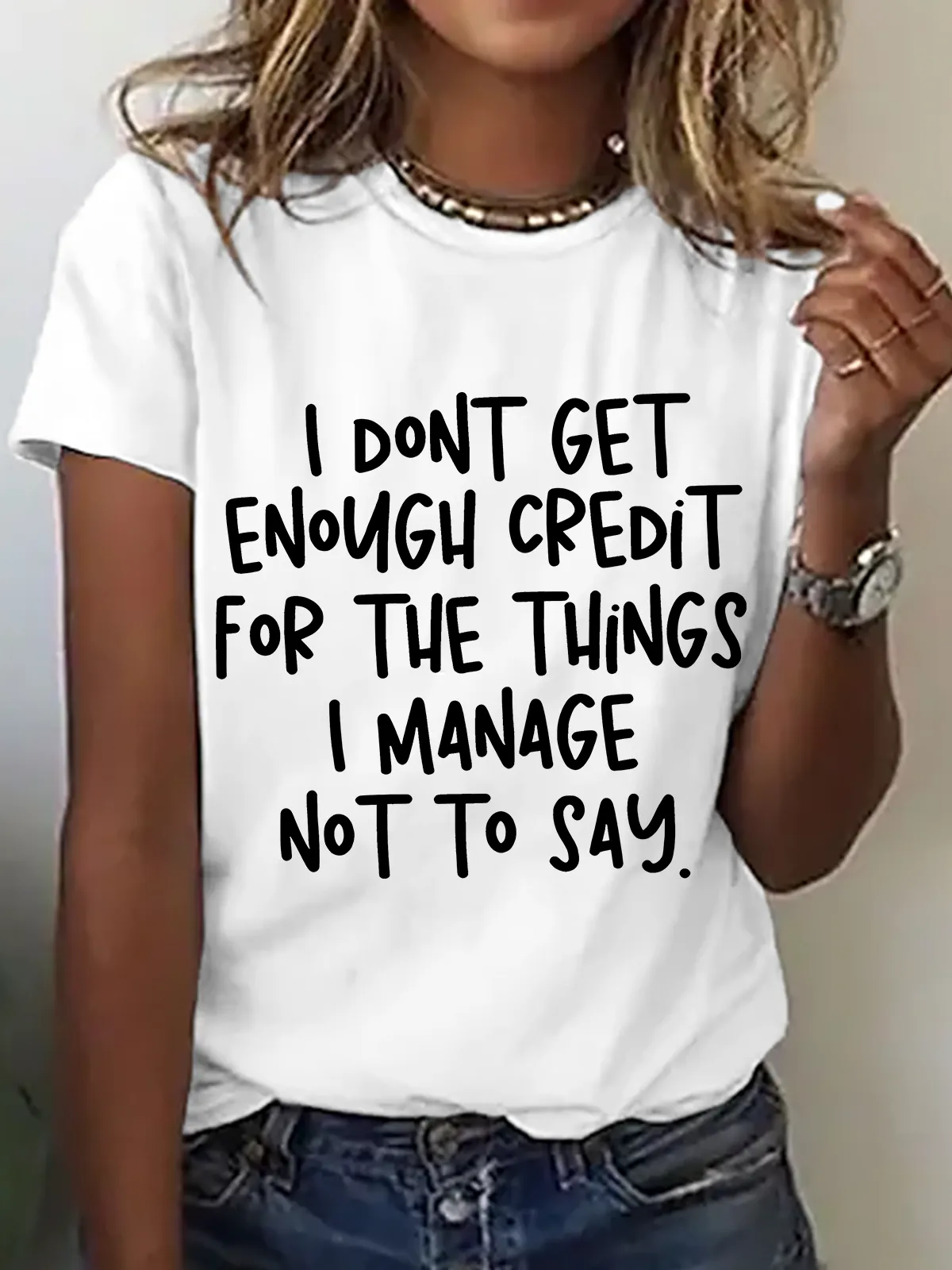 Saying No Is A Superpower Print T-Shirt
