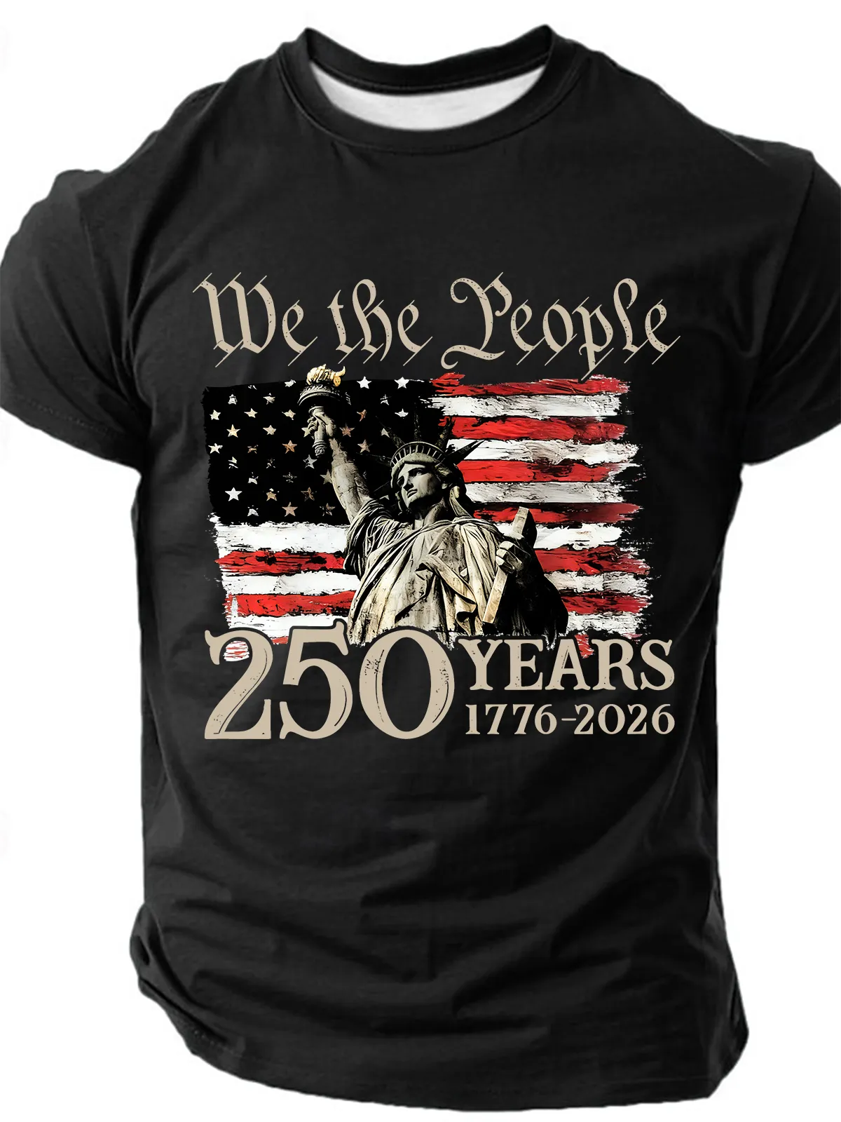 Men's 250th Anniversary 4th of July Short Sleeve T-shirt
